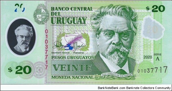 URAGUAY 20 Pesos Banknote