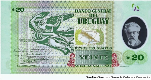 Banknote from Uruguay year 2020